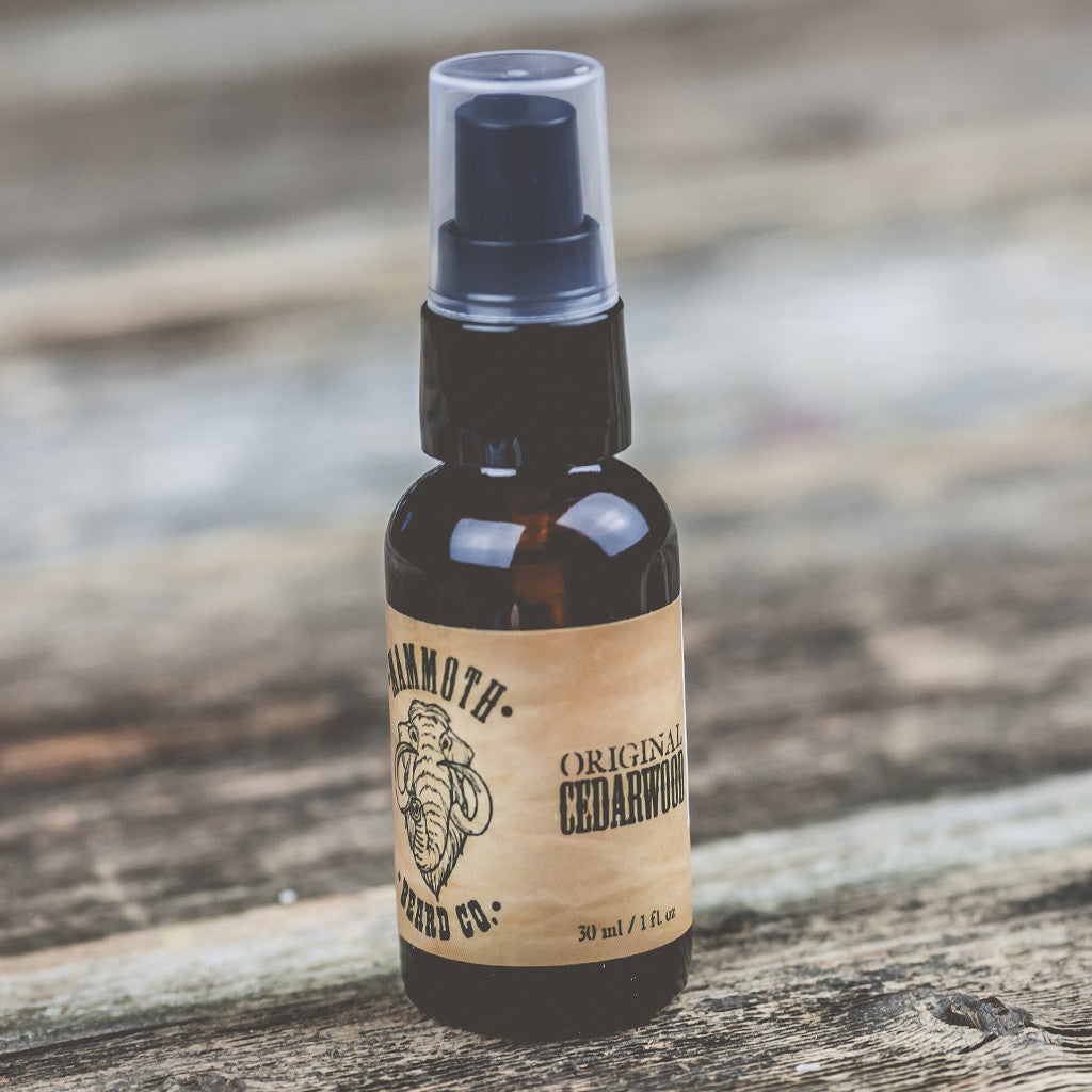 Argan Beard Conditioning Oil - Original Cedarwood - Mammoth Beard Co.