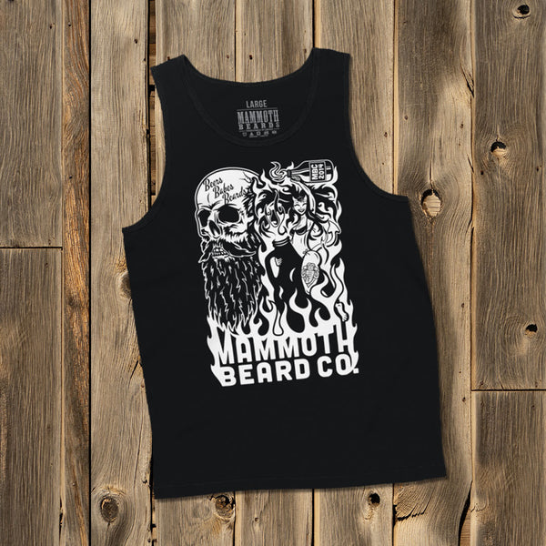 Big Bear - Multicolor on Black Womens Muscle Tank - Curbside Clothing
